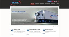 Desktop Screenshot of maxitransport.net